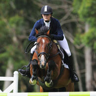 Lady showjumping horse